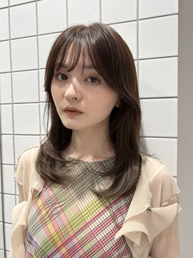 ソト 銀座(soto.) ミディアムヘア/暗めカラー/デザインカラー/レイヤーカット