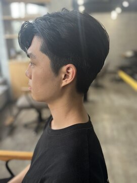 ソイクフ 高田馬場店(SOY-KUFU) 20代30代40代◎似合わせカットブルーブラック刈り上げショート