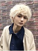 MEN’S HAIR/ブルーブラック/フェザーパーマ/渋谷ア