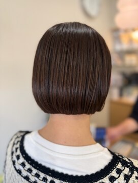 メロウヘアムーン(mellow hair moon) 髪質改善トリートメントとミニボブ