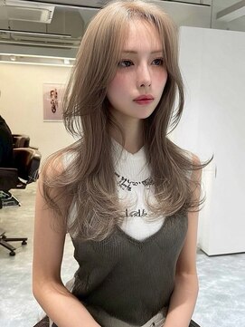 ノイズ エコル(Hair&Make NOISM ekolu ) 20代30代40代ウルフ前髪アンブレラカラーこなれミディイメチェン