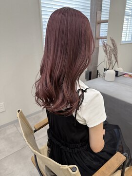 ヘアー アトリエ アンジー(Hair Atelier Angee) チェリーピンクカラー