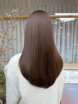 メルク ユニ(merc.uni)&nbsp;ナチュラルストレート12.23オリーブグレー