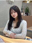 ＊大人ガーリー アッシュグレーくびれレイヤー