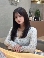 ロンドリゼル 札幌(Lond RiseL) *大人ガーリー アッシュグレーくびれレイヤー