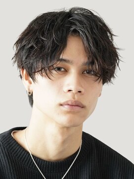 RETOUCH by fifth 大阪梅田 Men's salon 【4月13日NEW OPEN(予定)】 大阪梅田ツイストスパイラルパーマツイスパセンターパートゆるめ