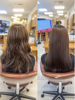 レヴ(Rev)の写真/【1席*完全マンツーマン】縮毛矯正・髪質改善のプロがお悩み解決*縮毛矯正で失敗経験のある方こそご来店を