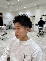 ロンド ラマ 岐阜(Lond bla-ma) アップバングショート×刈り上げ【Lond伊藤メンズ】