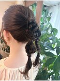 ミディアム編み下ろしアレンジ
