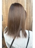 グレージュ×ボブ