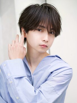 ゼロ 渋谷(XeRo) 韓国ナチュラルシースルーバング×ラウンドマッシュ