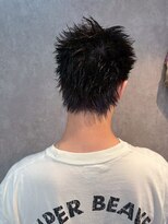パーミル ヘア クマモト(permille ‰ hair Kumamoto) スパイキーショート×ブラック