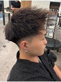 スパイキーショート/短髪/ツーブロック/メンズ/men's