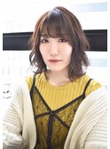 【BEHIVE及川】大人かわいいナチュラルボブ