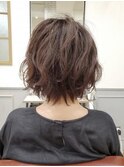 大人ショートボブ×パーマ☆