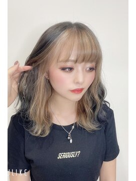 ヘアーデザイン ジェルム(Hair Design germe) 人気沸騰中!ヘムラインカラー/YUDU