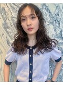 髪質改善/マロンベージュ/ドレスヘア/逆三角¥ニュアンスマッシュ
