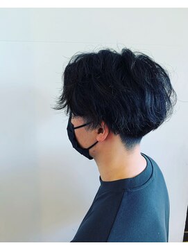 ジップ 緑店(zip) メンズセンターパート×30代大人モード