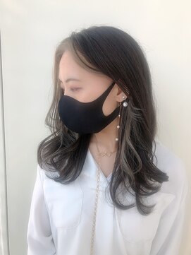 ジーナ 博多(Zina) 【Zina】ツートンカラー/大人かわいい/ロブヘア/20代30代40代