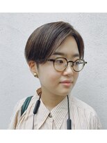 フェンヘアーアイス 中目黒(Fen.hair ici)&nbsp;ショートヘア　ハイライト　ブリーチ　大人かわいい
