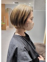 リップル(Ripple)&nbsp;【海浜幕張 Ripple】ブロンドベージュ×ショートボブ