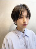 大人可愛い20代30代40代50代小顔ショートボブ丸みショートくびれ
