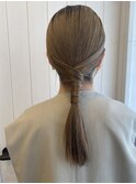 結婚式などのお呼ばれセットに◯タイトアレンジ