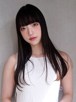 アイティーバイアルバム 松戸店(IT by ALBUM)&nbsp;ストレートヘア_斜めバンググレージュカラー_49405