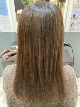 ビーズカラー イオンタウン米沢駅前店 ソーレカラー　フォギーベージュ7トーン/12