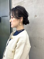 ヘアセット/シニヨン/パーティーヘア/お呼ばれヘア/恵比寿/