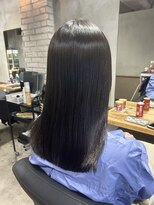 レア 中野(Le'a)&nbsp;地毛風グレージュ　× 切りっぱなし