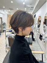 【Memories 銀座　渡来】カットが上手い◎ふんわりショートボブ