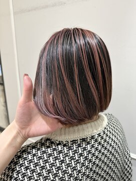 ネオリーブギンザ 銀座店(Neolive GINZA) (銀座) ハイライト　ブリーチカラー　ミニボブ