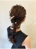 ロングの編み下ろし＊