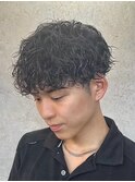 メンズカット/メンズパーマ/ツイストスパイラルパーマ/眉カット