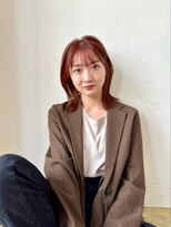 セイル(Sail) 外ハネボブ×オレンジブラウン