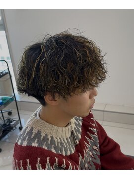 フェイス 大船(FACE) 波巻きパーマ×ハイライト/koudai