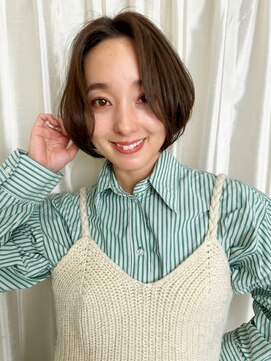 ハピネス 王寺店(Happiness) 前髪なし丸みショート　奈良20代30代40台