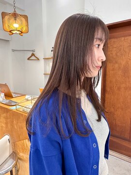 オーリーエトワ 御器所(oorry.etwa) 【OORRY.etwa】ナチュラルブラウン×顔まわりレイヤー