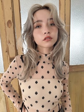 ロンドフルール 大宮東口(Lond fleur) ミニウルフレイヤーカット顔周り前髪韓国ミディアムロング/大宮