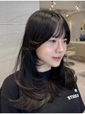 顔周りカット/レイヤーカット/髪質改善/韓国/外苑前