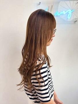 グランツ(GLANZ) スモーキーベージュ×ゆる巻き