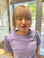 ウェウェ(wewe)&nbsp;ボブ×ベージュ/西宮北口/夙川/甲子園口