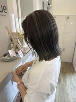 ジュエ ヘアー デザイン(Jue hair design)&nbsp;透け感たっぷりグレージュカラー/デザインカラー/切りっぱなし