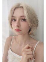 バイオレット 表参道店(Violet)&nbsp;ホワイトブロンド透明感カラー