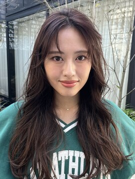 ミンクスリッカ 表参道(MINX RICCa) カジュアルな動きのウェーブロングスタイル