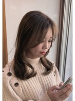 ヴァンカウンシル 松本店(VAN COUNCIL)&nbsp;透明感カラーが可愛いミディアムレイヤー