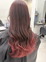 アライブ ハラジュク(ALIVE harajuku)&nbsp;ブリーチインナーバレイヤージュグラデーションカラー夕貴