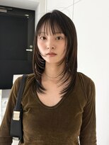 ノラ シンディ(NORA CYNDY) ハッシュカットブリーチデザインカラーレイヤーダブルカラー