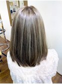 スライシングハイライト（カーキーアッシュ）